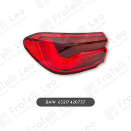 BMW X2 Originale Fanale Posteriore Esterno Sinistro 63217420737