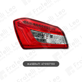 MASERATI GHIBLI Originale Fanale Posteriore  Esterno Sinistro   670107150 / 670008482