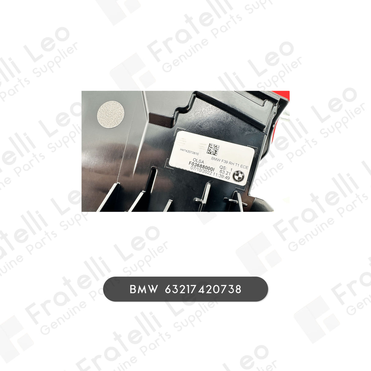 Fanale Posteriore Destro Originale BMW X2 F39 - 63217420738